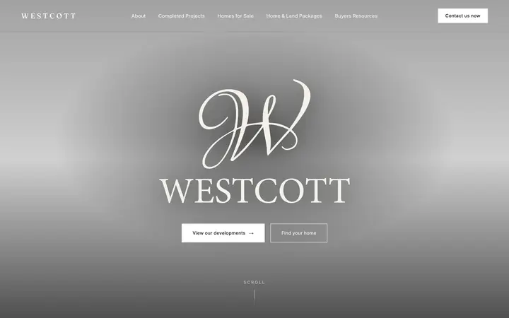 Westcott website homepage